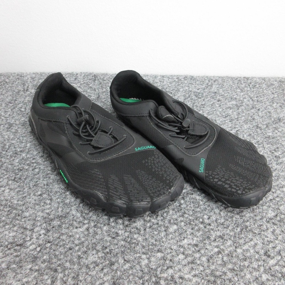 SAGUARO Shoes Mens Size 8 Black Barefoot Water Sneakers Minimalist NWOB